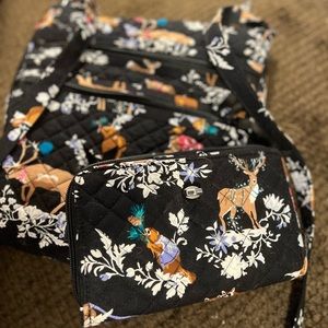 Vera Bradley matching crossbody and wallet